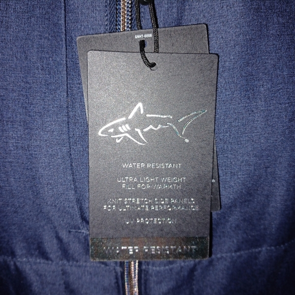 Greg Norman NWT Men's Zip-Up Vest - Navy, Size Medium - Picture 5 of 6